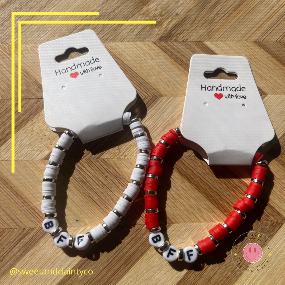 Red & White BFF Duo