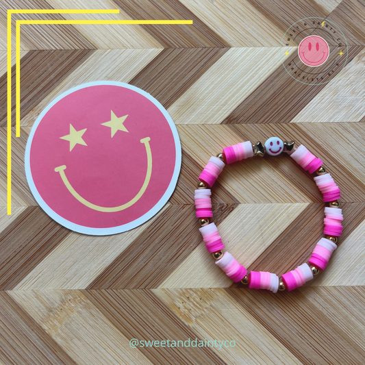 Pop of Pink Smiley